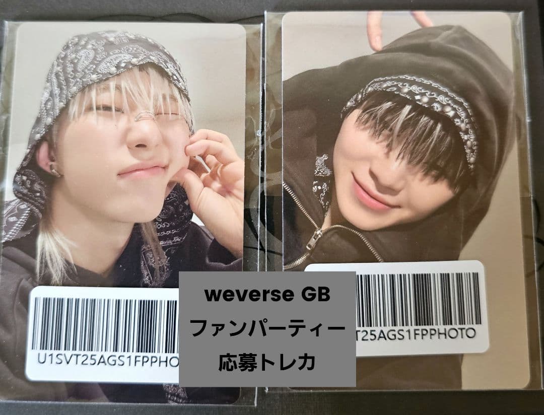SEVENTEEN ホシ ウジ BEAMファンパーティー応募特典トレカ2枚セット