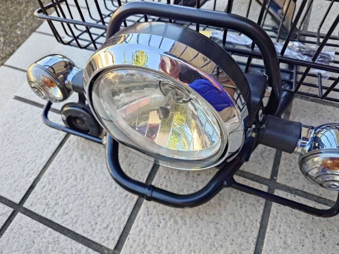 カブ50プロ AA04 ヘッドライト ウインカー 前カゴ ステー