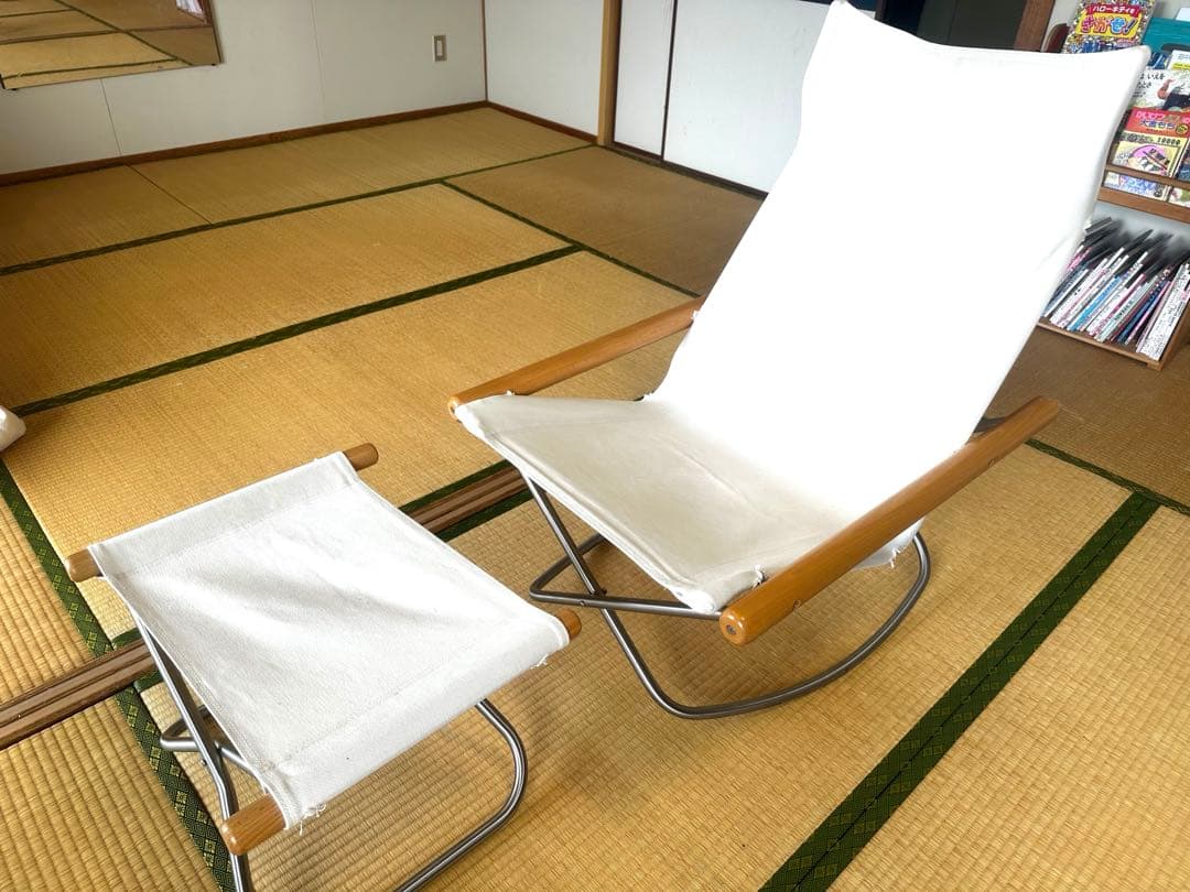 NychairX ニーチェアエックス ロッキングチェア オットマンセット 楽天市場】ニーチェアエックス ロッキング オットマンセット グレー