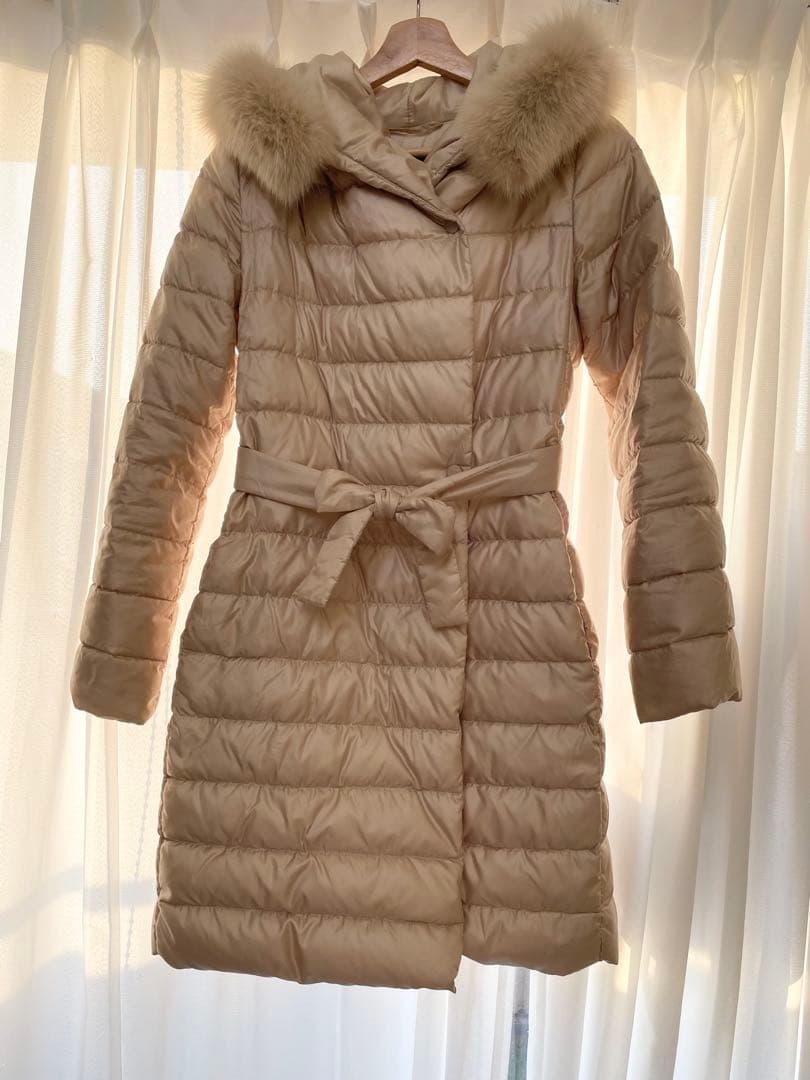 MaxMara ダウンジャケット 40 ベージュ