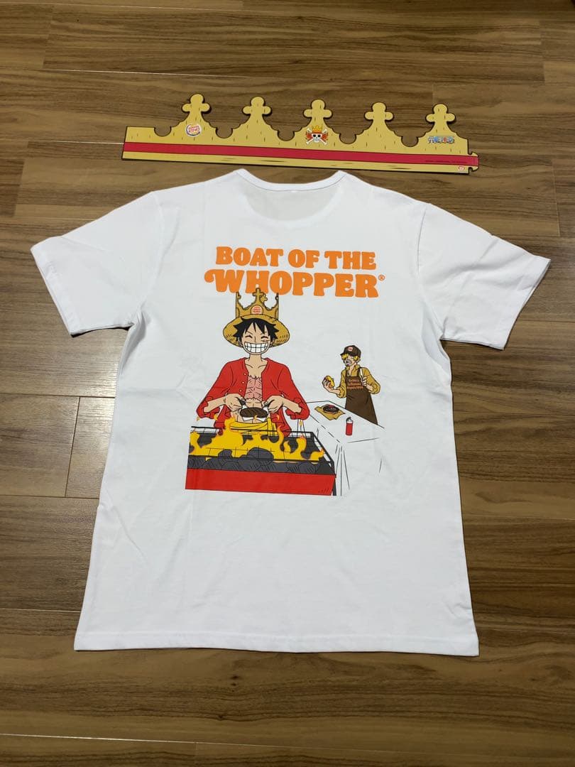 激レア　ワンピース　ONE PIECE　バーガーキング70周年 Tシャツ　ルフィ