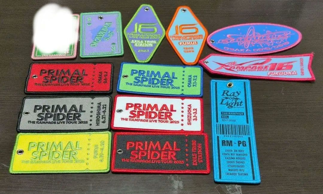 THE RAMPAGE ワッペンキーホルダー EXILE TRIBE STATION ONLINE STORE｜【ETS限定】(R)MPG カスタム