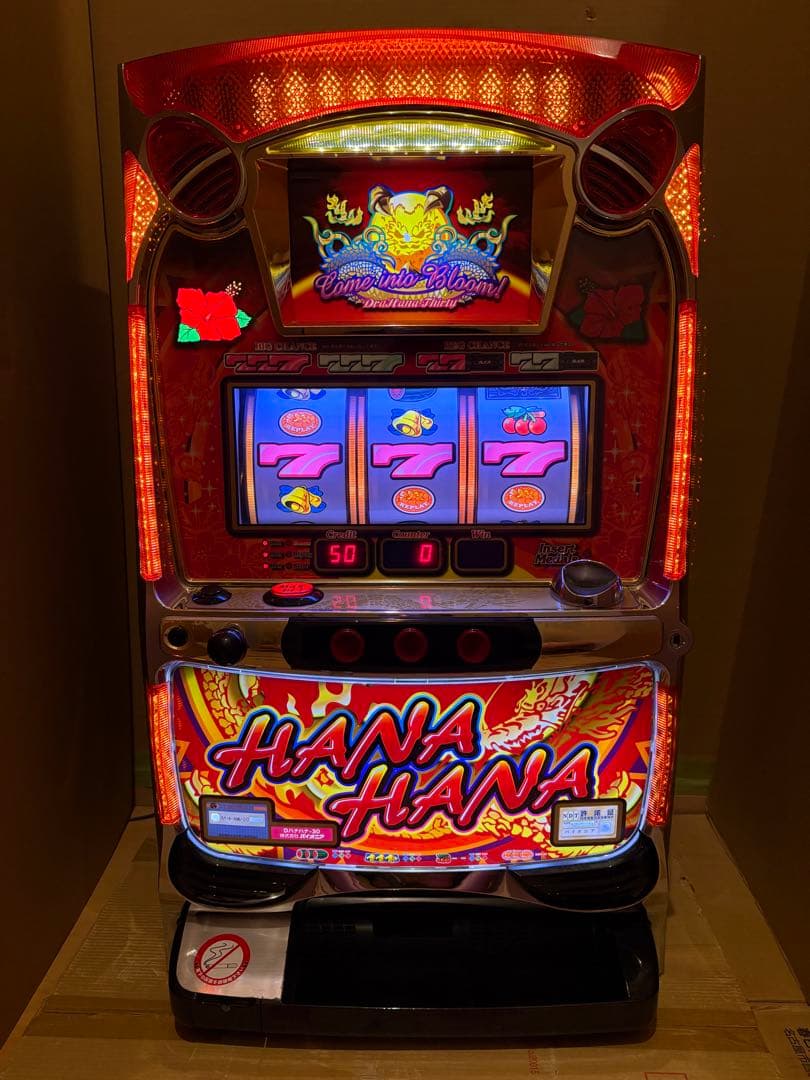 送料込み パチスロ パイオニア 5号機 ドラゴンハナハナ 不要機付