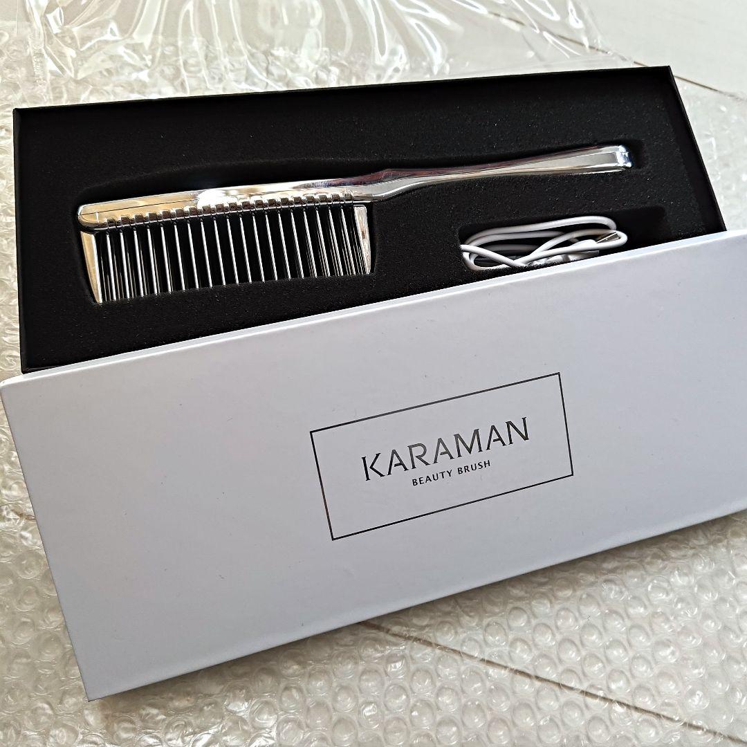 超美品 カラマン KARAMAN ビューティーブラシ ヘアブラシ Amazon | カラマンビューティーブラシ トリートメント 浸透 コーム