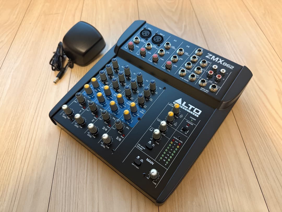 ALTO ZEPHYR ZMX862 サウンドミキサー ALTO professional ZMX862 6chミキサー - 楽器堂オンラインショップ
