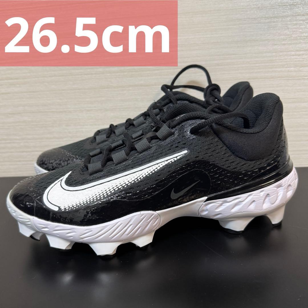 Alpha Huarache Elite 野球 ポイントスパイク ブラック 黒