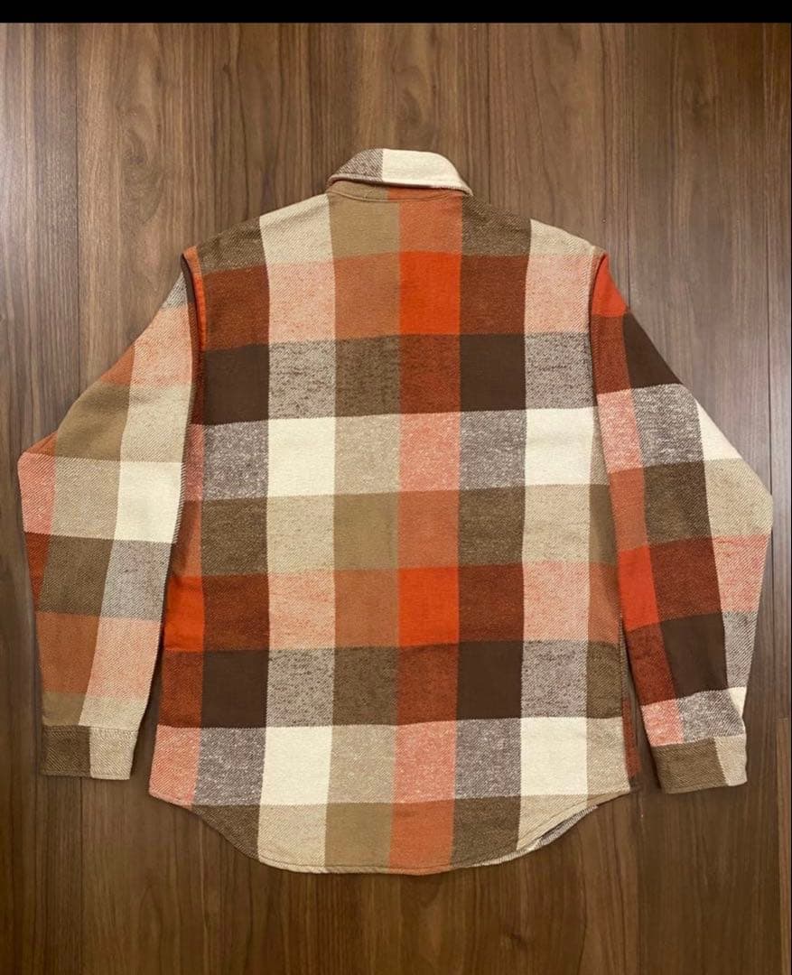 高配色】80s BIG MAC ビッグマック ヘビーネルシャツ アメリカ製 M