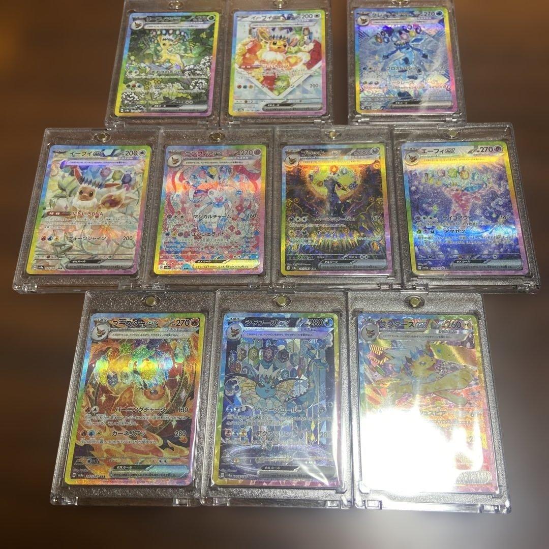 テラスタルフェスex ブイズ sar 10種類 コンプ ポケモンカード テラスタルフェス ブイズSAR 10種コンプリート 2セット