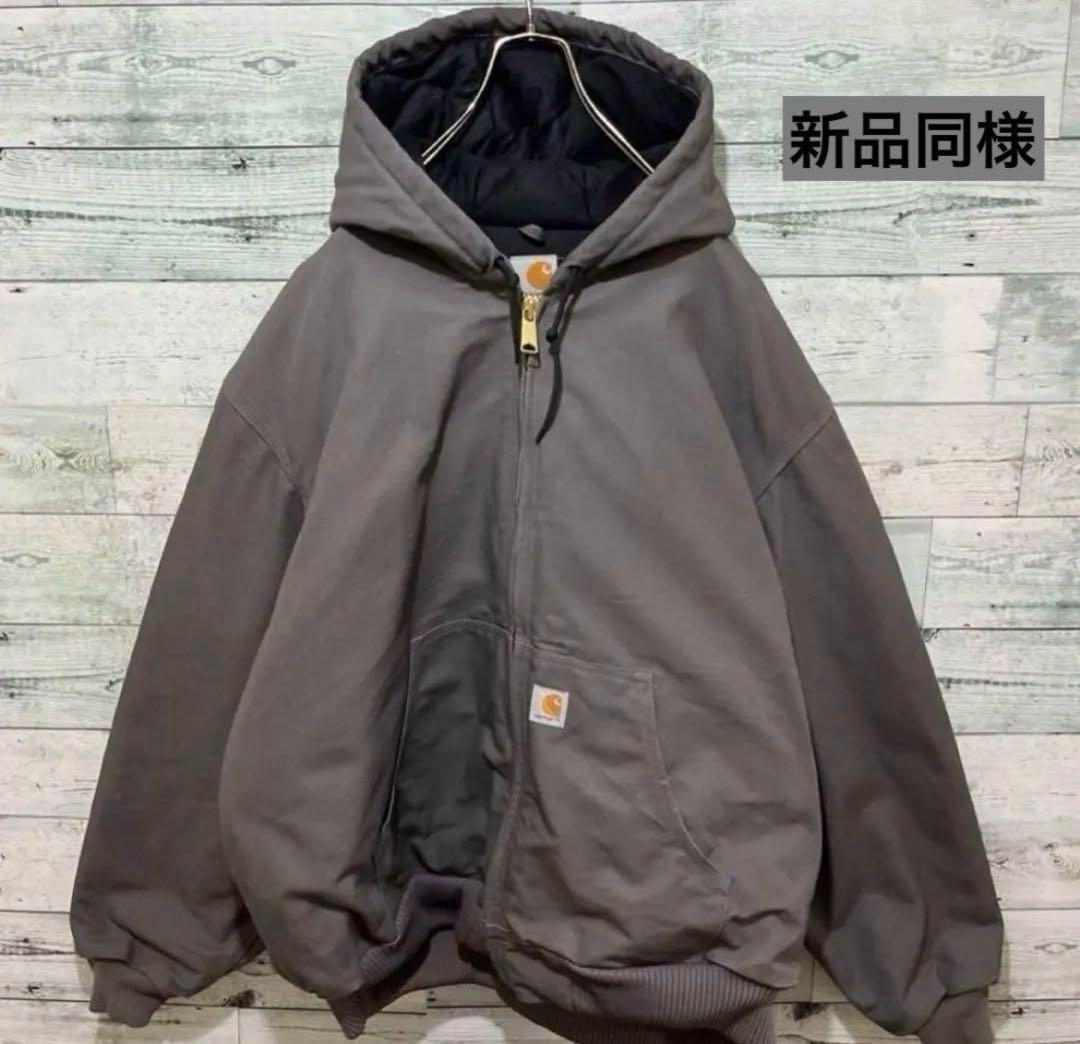 Carhartt ダックパーカー ジャケット グレー オーバーサイズ カーハート