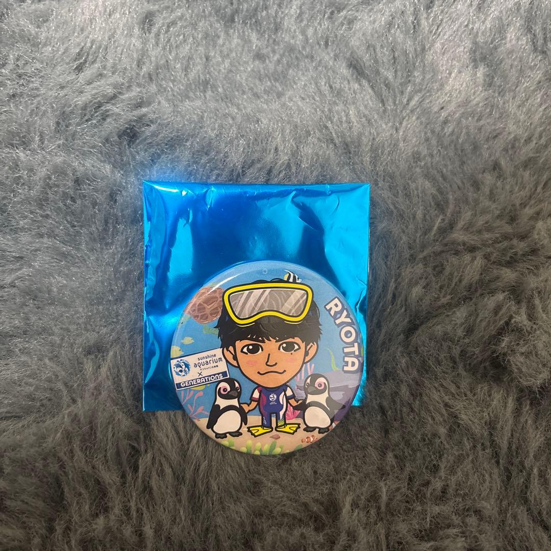 片寄涼太 サンシャイン水族館コラボ缶バッチ - メルカリ