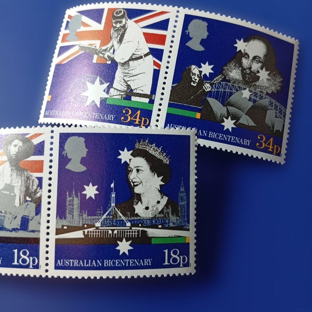 9618 外国切手 イギリス 1988年 オーストラリア建国200周年 4V - メルカリ