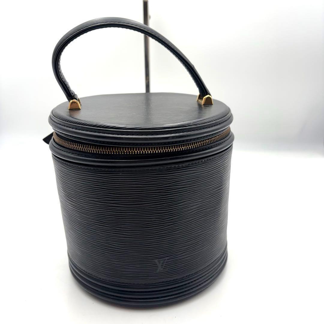 専用ルイヴィトン カンヌ エピ バニティ ハンドバッグ レザー ブラック