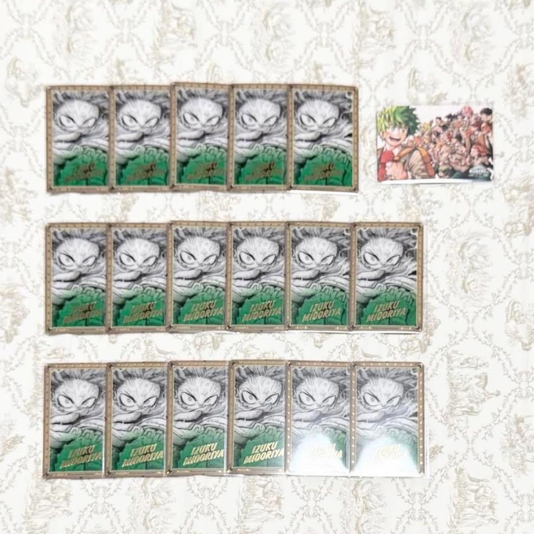 ヒロアカ 緑谷出久 クリカ ステッカー 18点セット