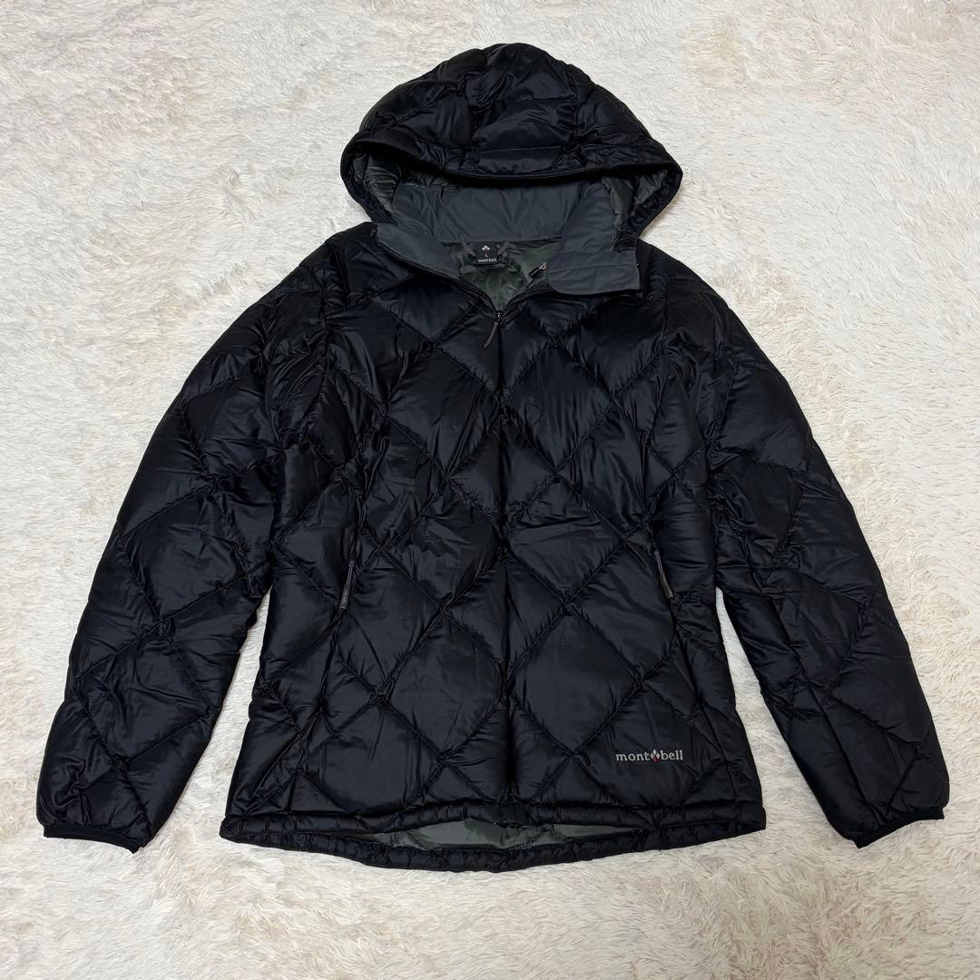 mont-bell モンベル ダウンパーカ 黒 ブラック Lサイズ レディース
