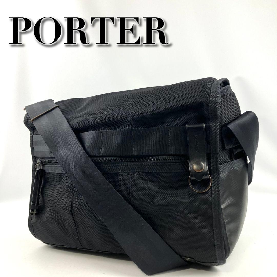 よん　ポーター　ショルダー　メッセンジャーバッグ　ヒート　斜め掛け　ナイロ