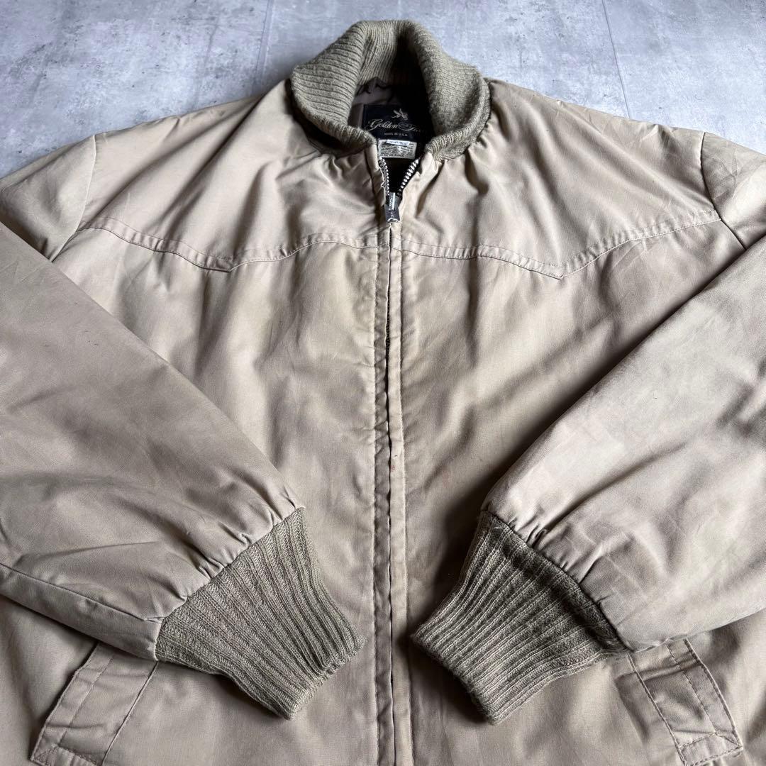 70s vintage】ファラオジャケット ゴールデンフリース usa製 短丈