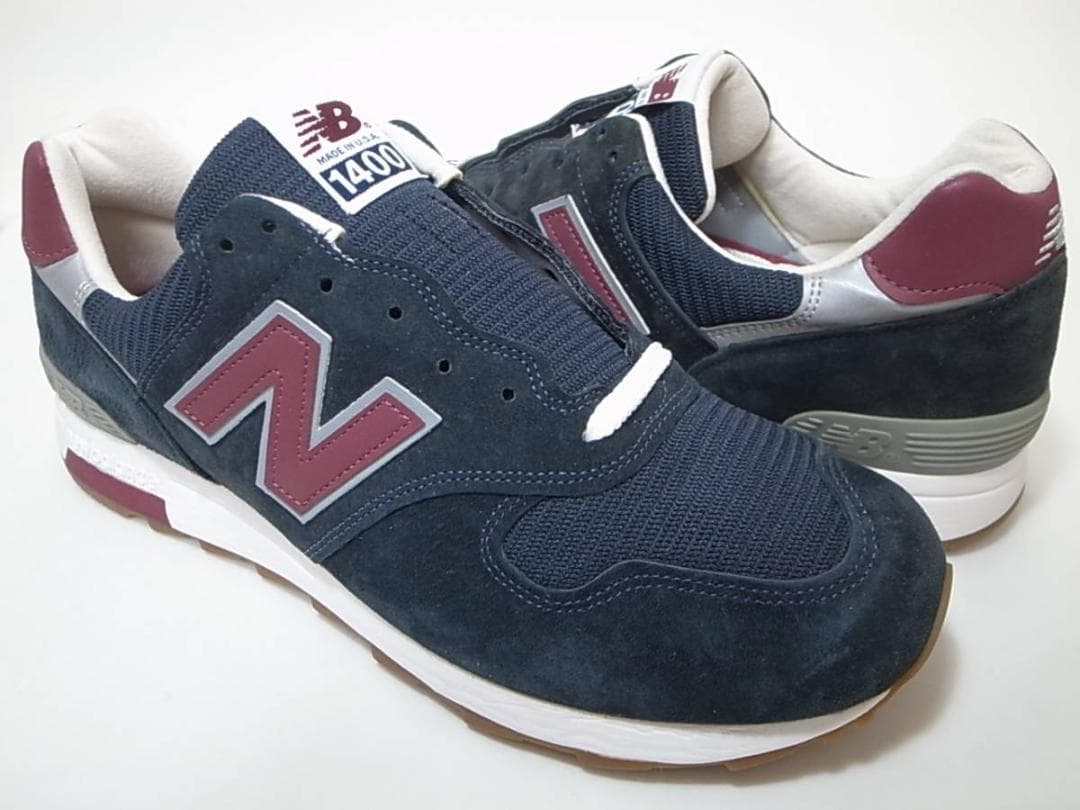 新品USA製M1400CUネイビーxバーガンディ29cm廃番デッドストック米国製