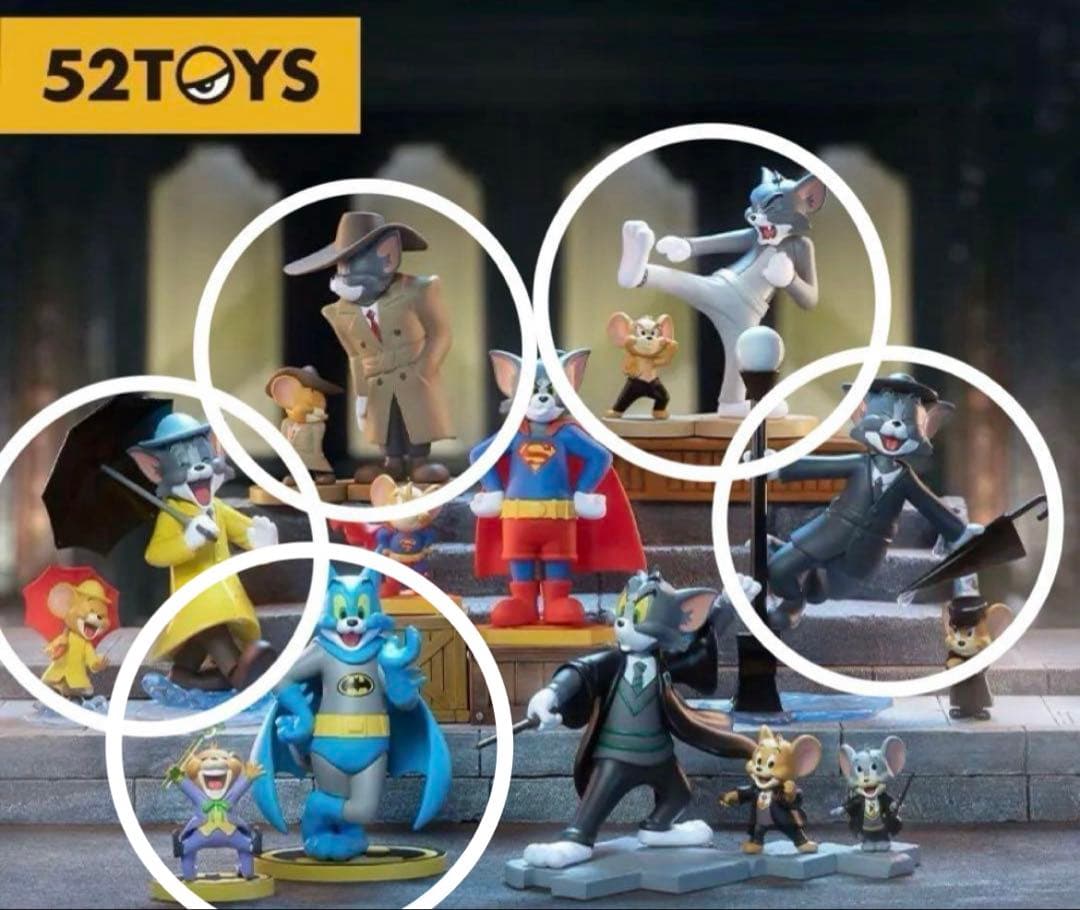 52TOYS トムとジェリー バッドマン 雨に唄えば 燃えよドラゴン 100周年