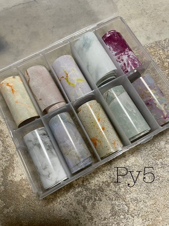 Py5★大理石ネイルホイル