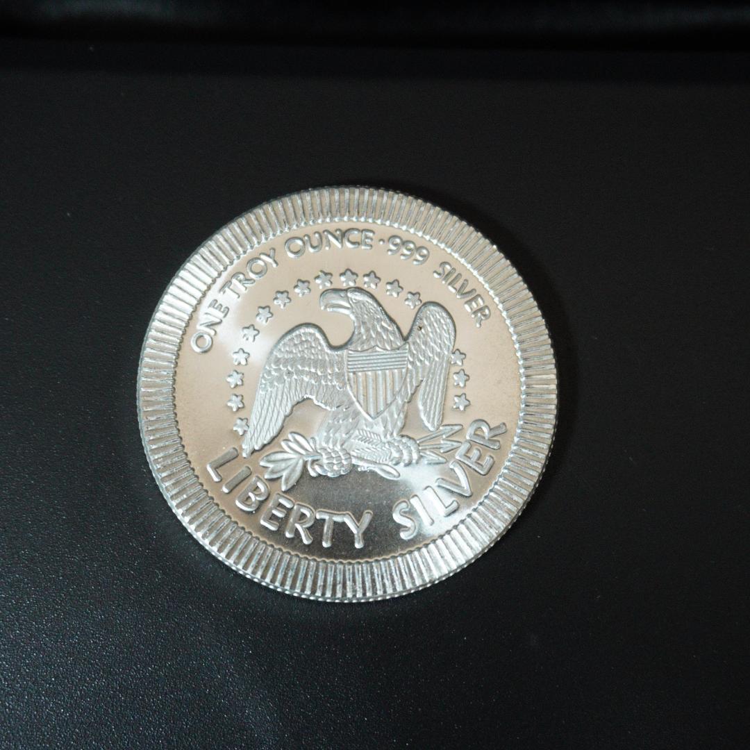 1オンス SilverTowne リバティベル 銀貨 シルバー ラウンド - メルカリ