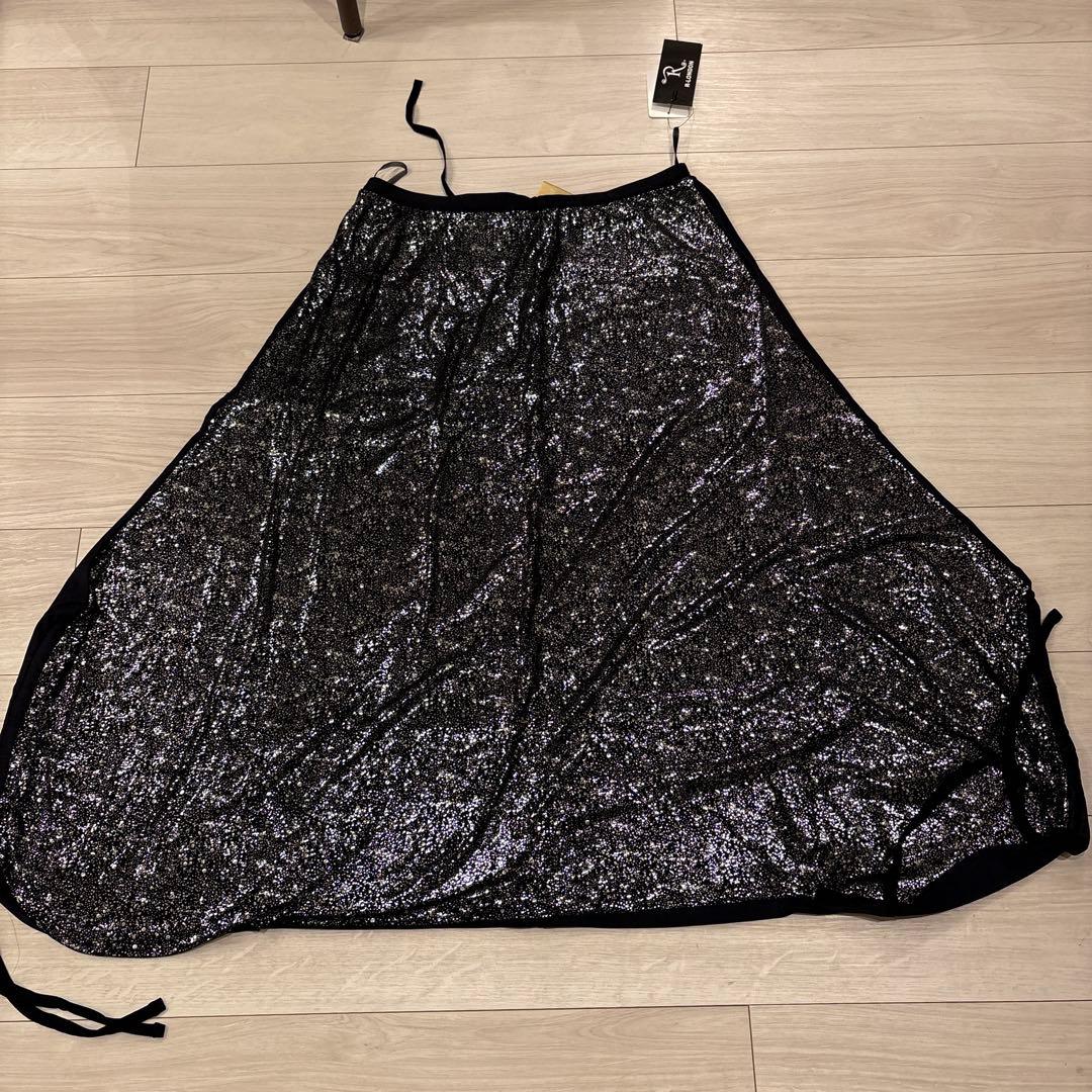 アールロンドン ロングモモンガ　サルエルパンツ　キラキラ