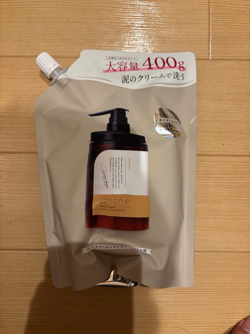 cocone クレイクリームシャンプー　詰め替え　400g4個セット cocone / クレイクリームシャンプースムース 詰め替え(400g)の公式商品