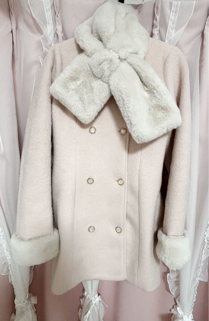 Rosé Muse tippet muffler set coat ロゼミューズ