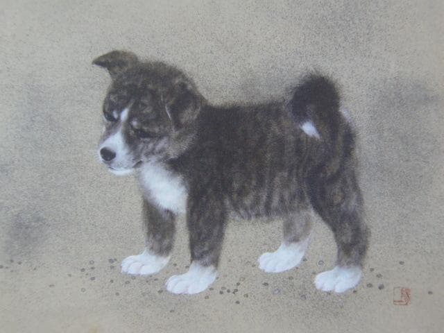 西野陽一、【遠い音】、新品高級額 額装付、年代物・希少画集画、状態良好