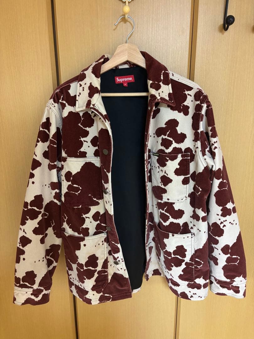 supreme velvet chore coat - メルカリ