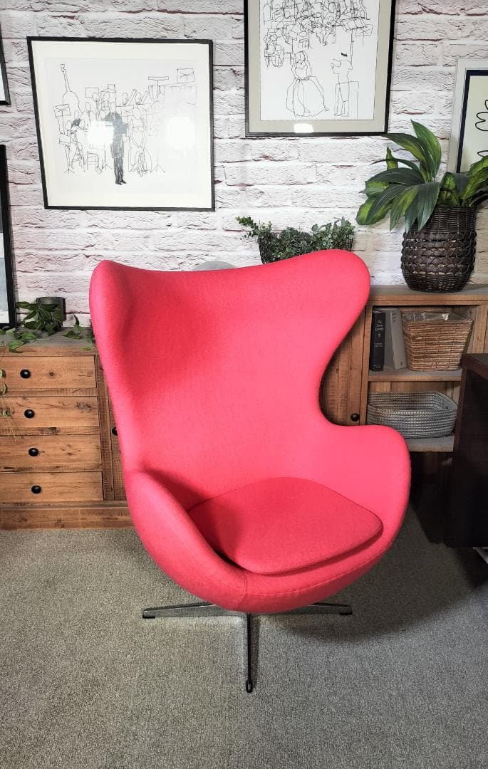 【SALE】エッグチェア◆リプロダクト◆パーソナルチェア1脚◆2503A⑤