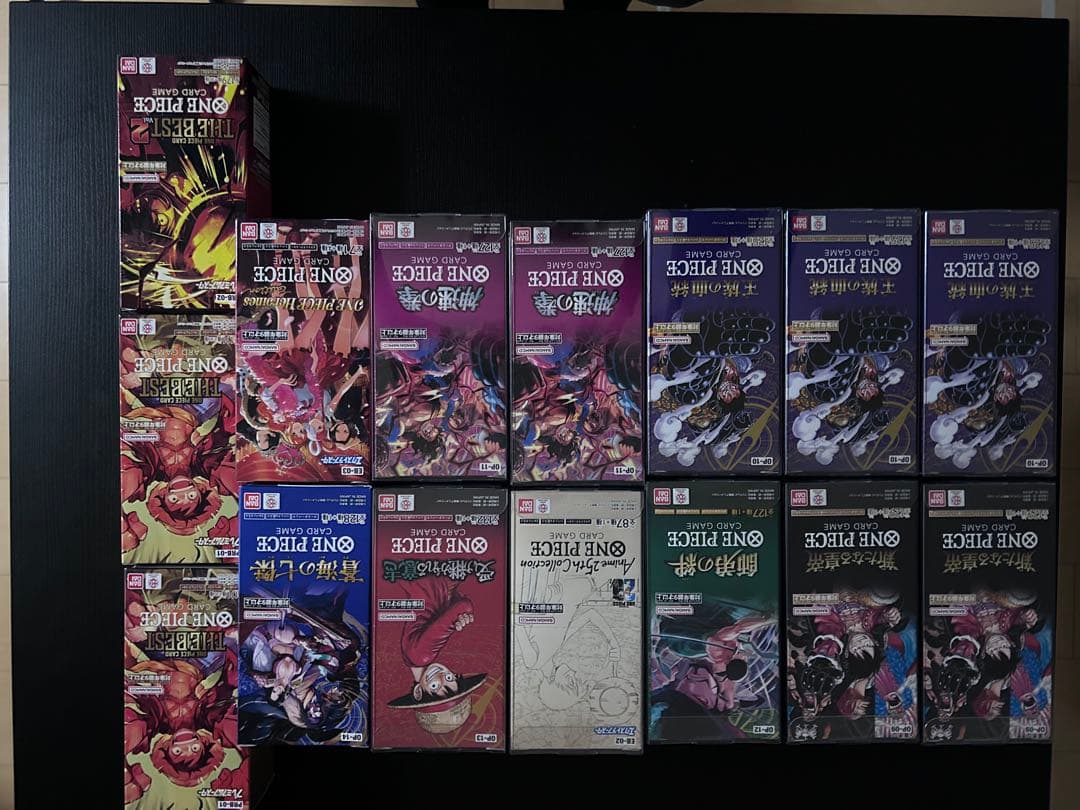 ワンピースカード　BOX 新品未開封　テープ付き　15箱　まとめ