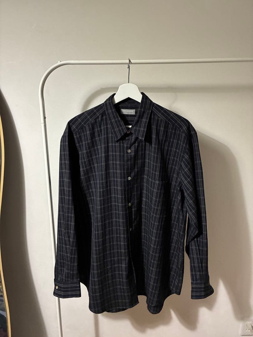 COMME des GARCONS HOMME 田中オム ウールチェックシャツ