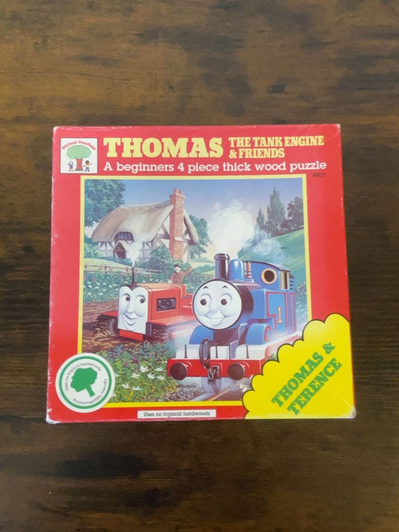 希少品　機関車トーマス　ビンテージ　ジグソーパズル　シール3枚　海外版