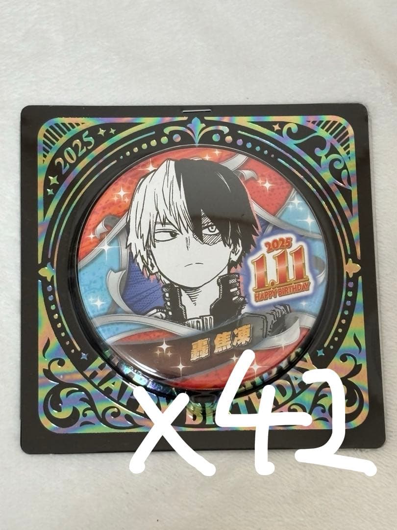ヒロアカ 轟焦凍 2025 バースデー缶バッジ - メルカリ