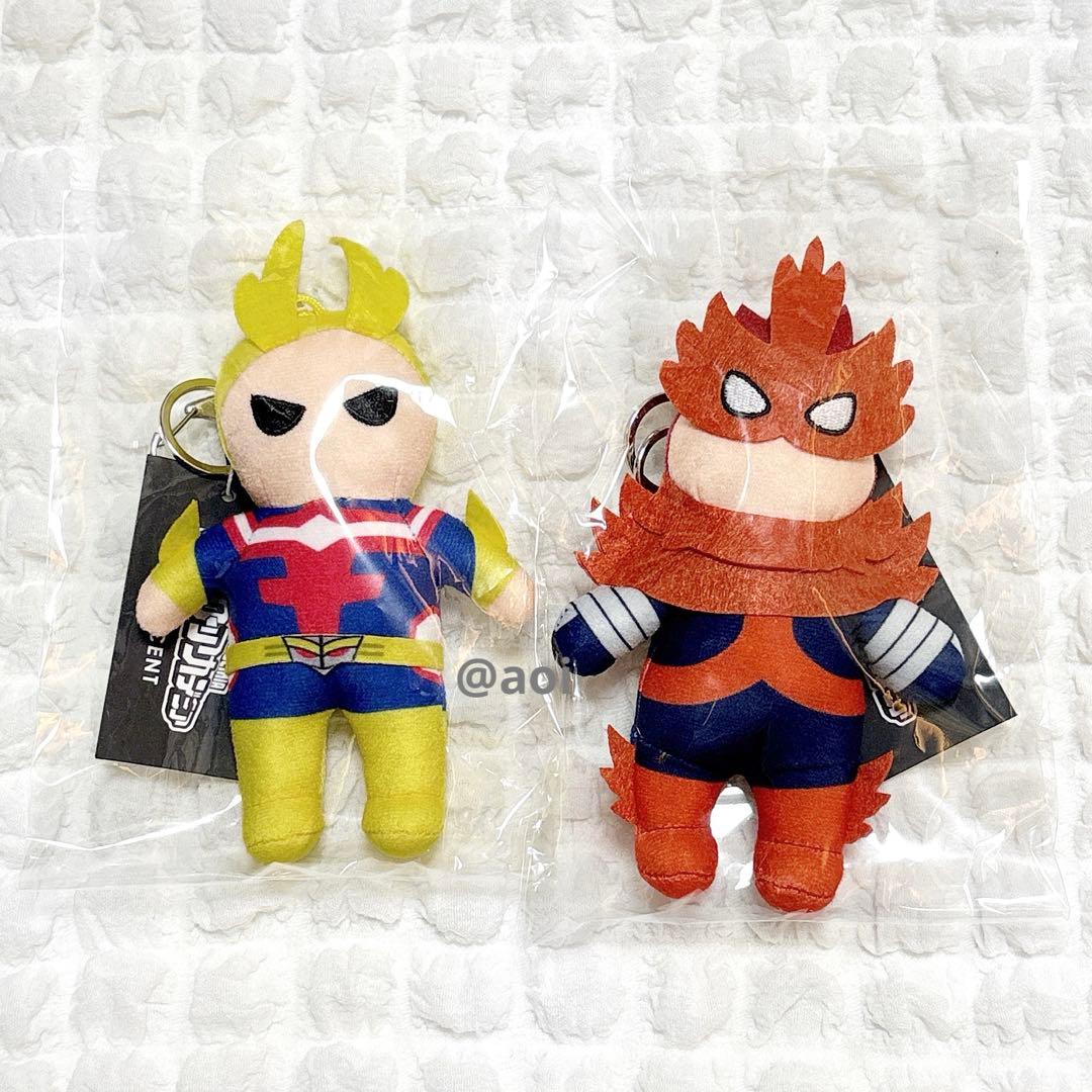 Me%　ヒロアカ　ぬいぐるみキーホルダー　オールマイト　エンデヴァー　セット