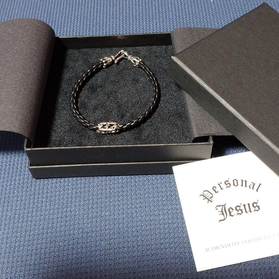 氷室京介 パーソナルジーザス ブレスレット レザー Personal Jesus khマーク×PJダガーレザーブレスレット 氷室京介