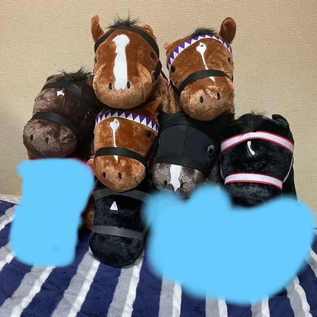 バラ売り可能　サラブレッドコレクション　ふわふわBIGぬいぐるみ　９頭セット サラブレッドコレクション ふわふわBIGぬいぐるみ（ブエナビスタ