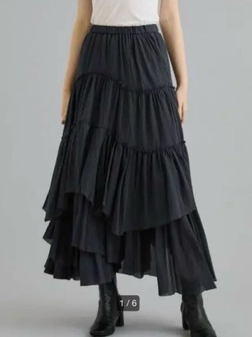 CASA FLINE コットンティアードスカート