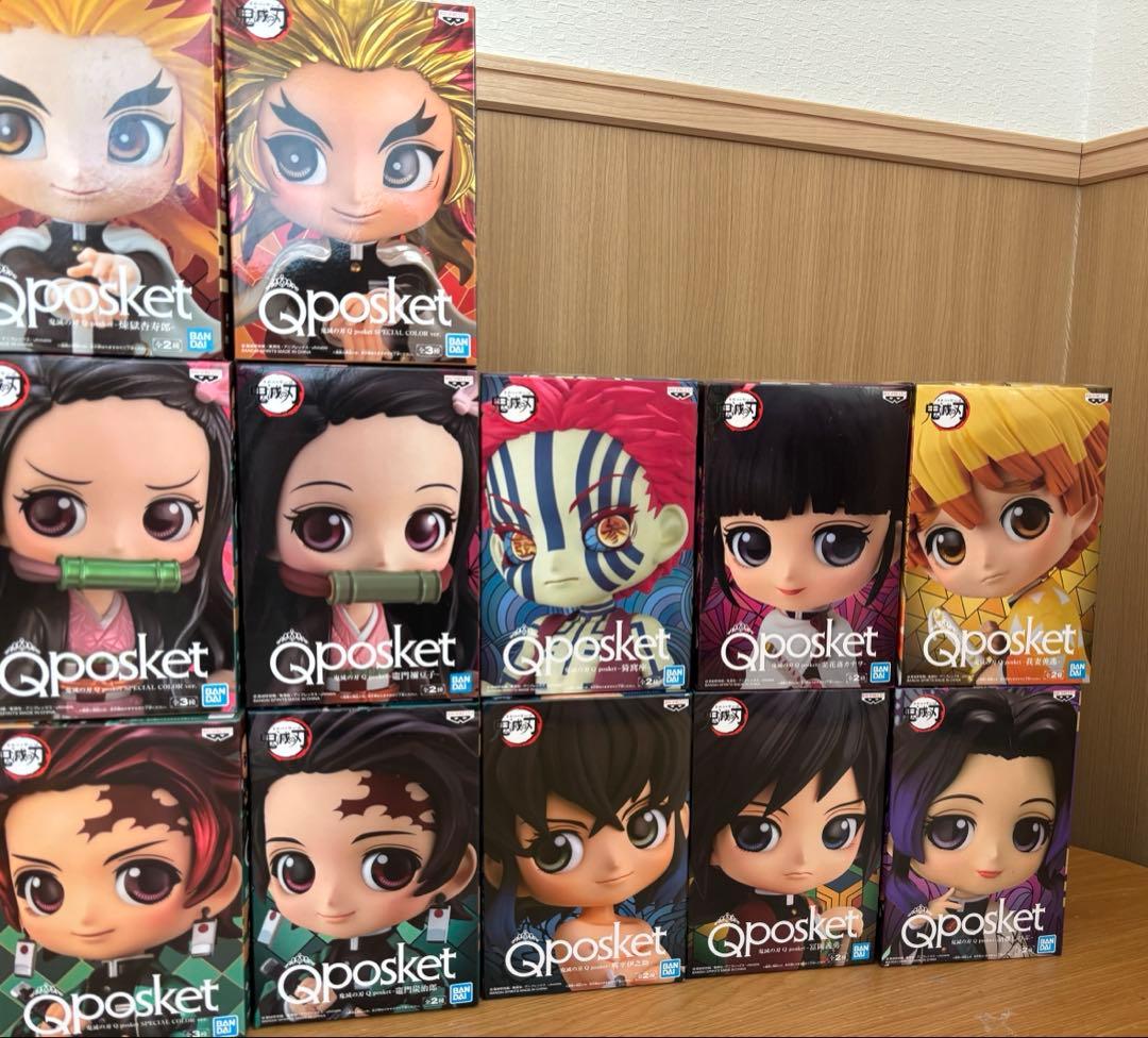鬼滅の刃 Qposket 12体セット 鬼滅の刃 Qposket 12種セットの通販 by ミスター's shop｜ラクマ