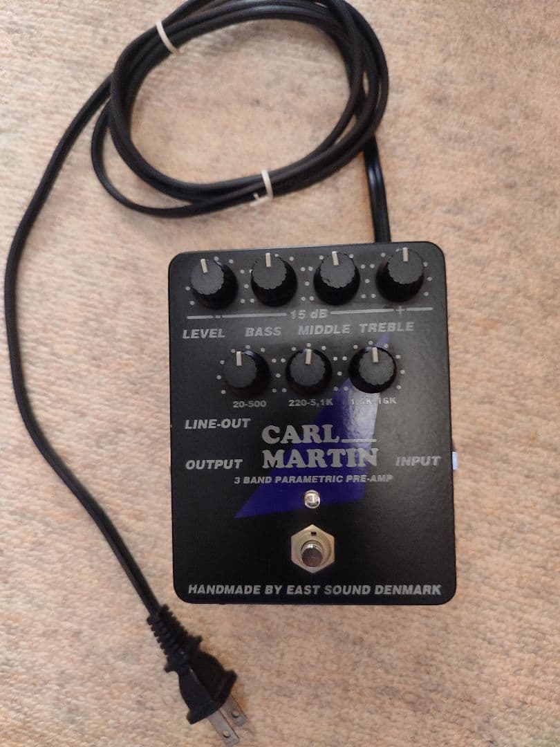 ギター CARL MARTIN 3 BAND PARAMETRIC PRE-AMP