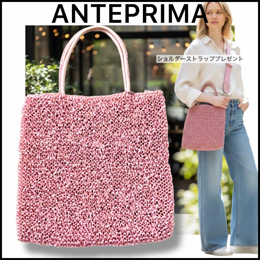 【ANTEPRIMA】アンテプリマ ワイヤーバッグ☆マットピンク☆ハンドバッグ