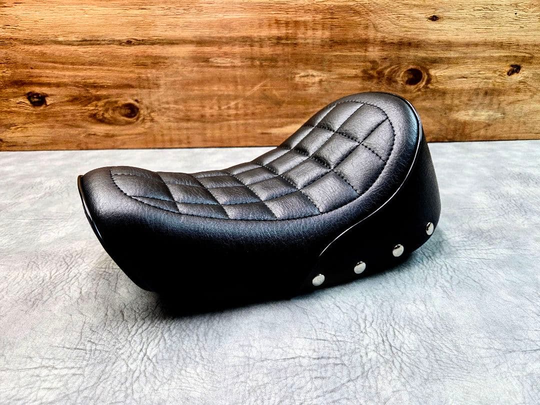 新品!　モンキー　猫背シート　Z50J/AB27　HONDA　黒レザー