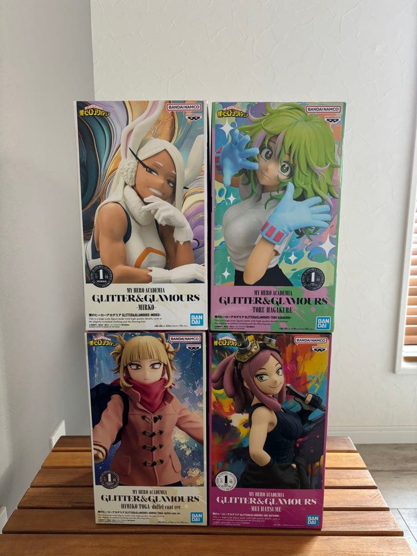 僕のヒーローアカデミア GLITTER&GLAMOURS ミルコ　他３体
