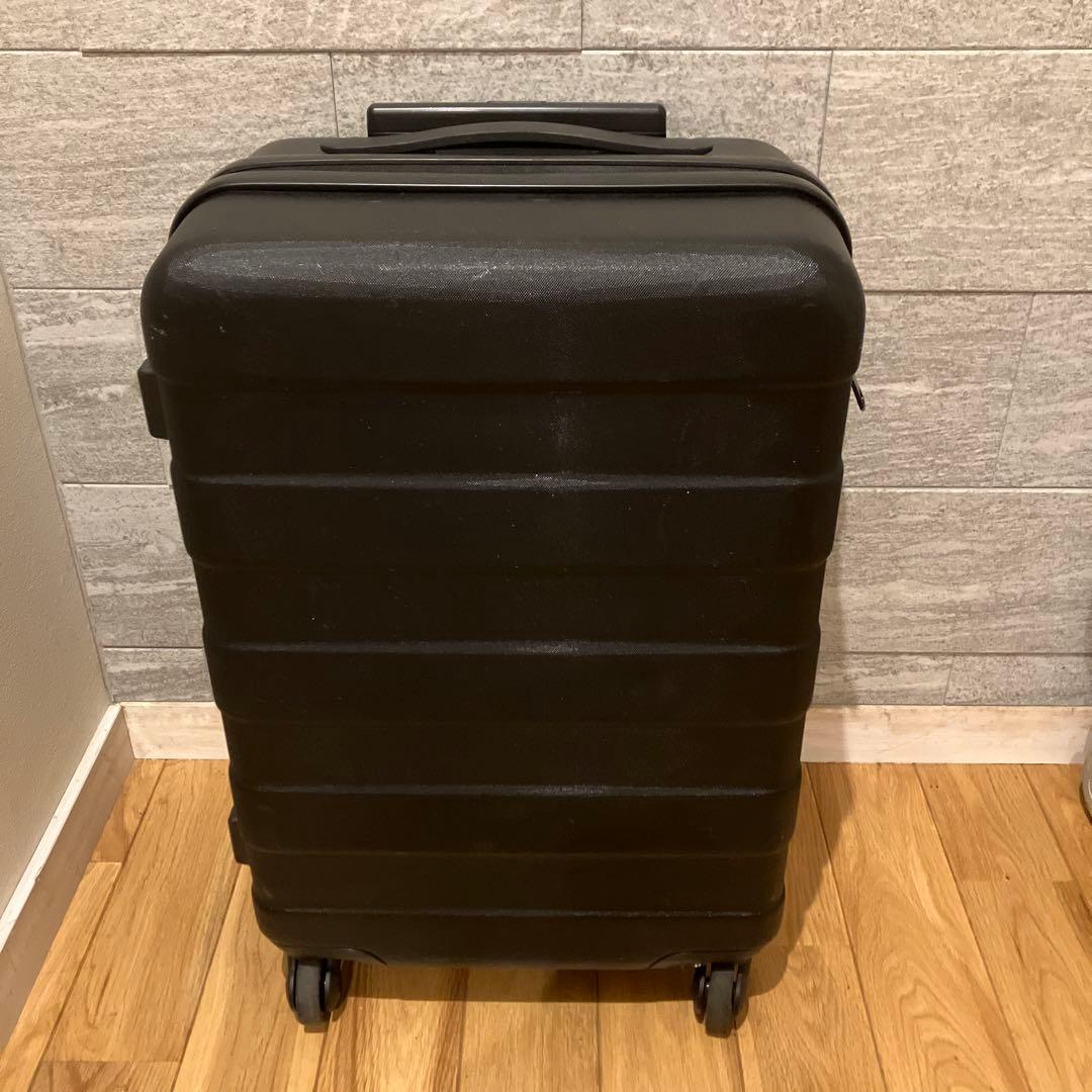MUJI 無印良品 キャリーケース スーツケース 33L ブラック 機内サイズ