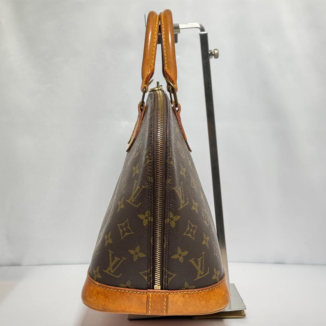 ルイヴィトン アルマPM モノグラム ハンドバッグ ブラウン 鍵付 M53151