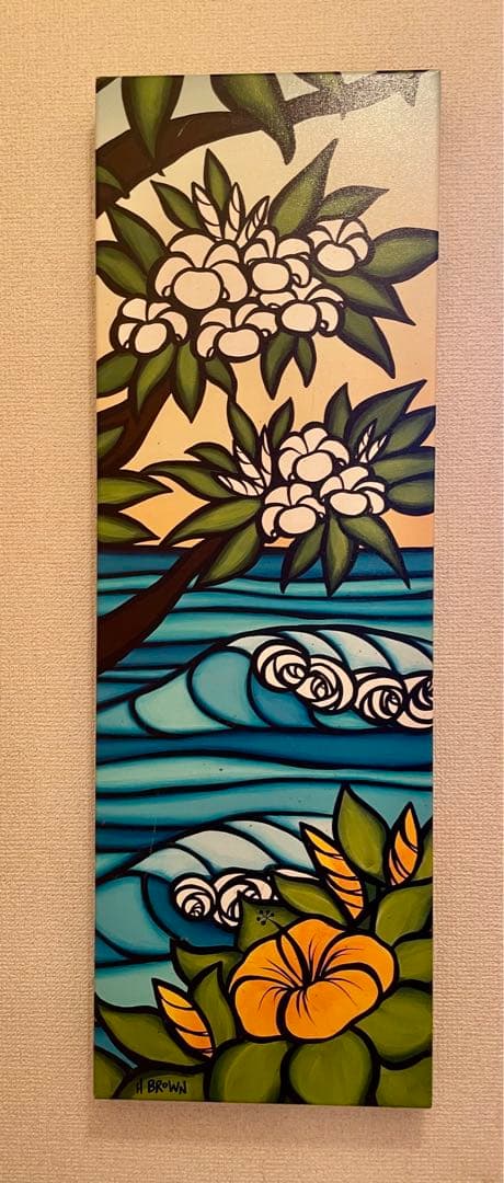 Heather Brown Summer Flowers 2010 ポップアート Hawaiian Flowers - Heather Brown - Canvas Giclée - Open Edition