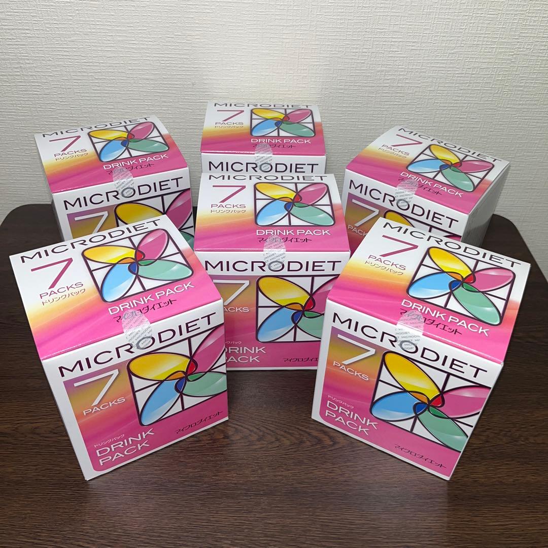 マイクロダイエット ドリンクパック７食 6箱セット(１箱定価9072円) 楽天市場】【正規】マイクロダイエット 7日間お試しセット（7食