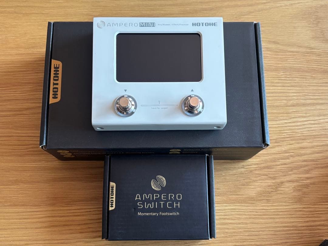 Hotone Ampero Mini エフェクトプロセッサー フットスイッチ付き