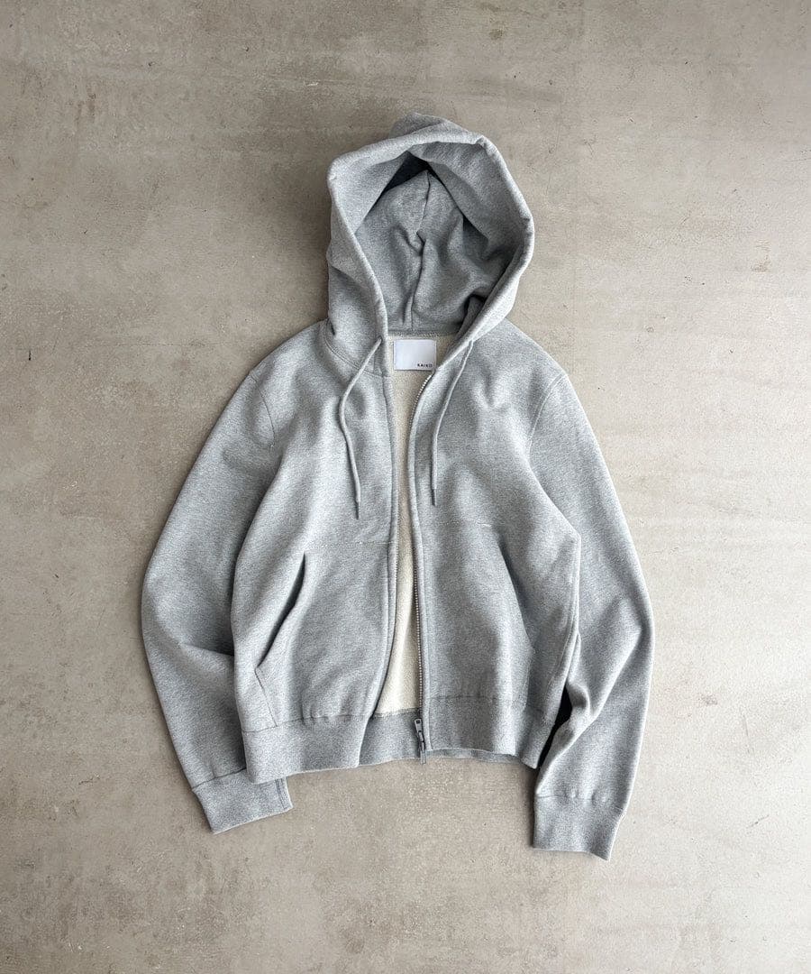 トップス KAIKO DOUBLE ZIP PARKA TOP GRAY SIZE 2