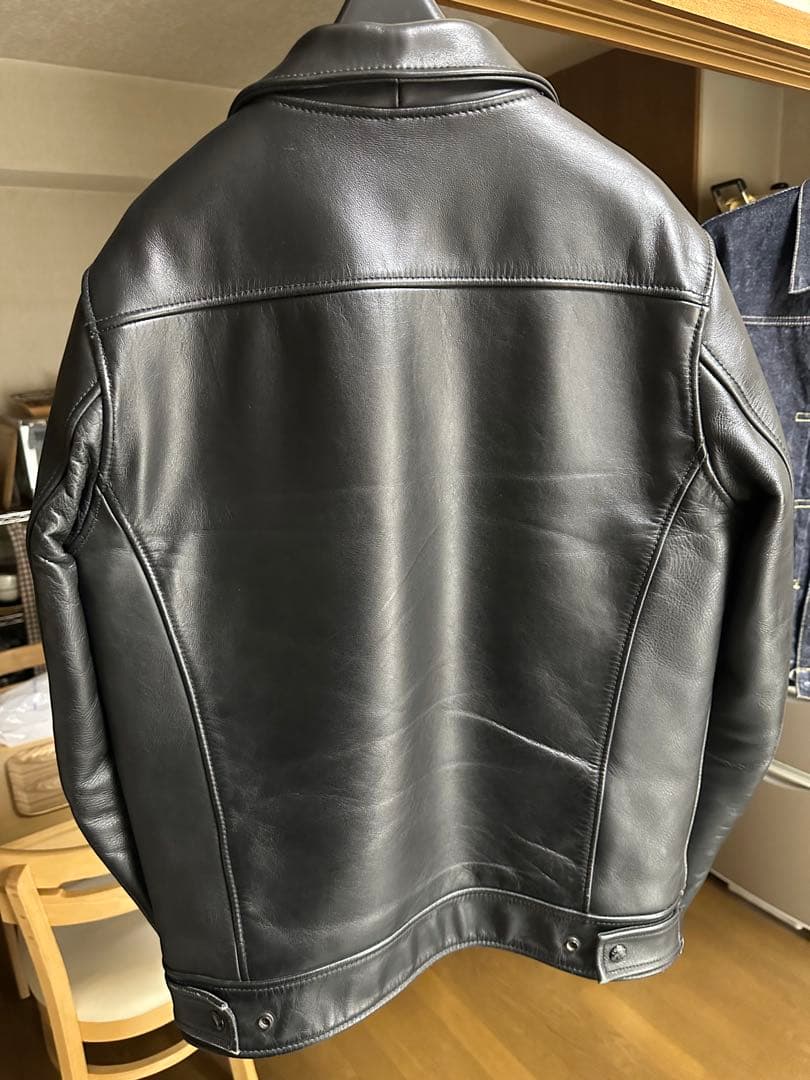 再出品‼️希少 cootie クーティー レザーJKT L kj氏着用 - メルカリ